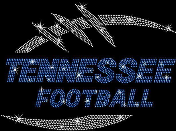 Tennessee Football Rhinestone T-Shirt: Retro Game Day Tee