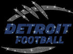 Detroit Football Rhinestone T-Shirt: Game Day Trendy Tee