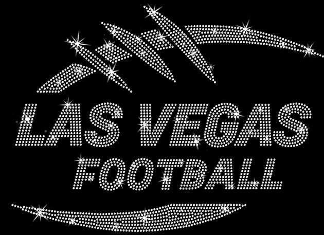 Las Vegas Football Rhinestone T-Shirt: Game Day Fan Shirt