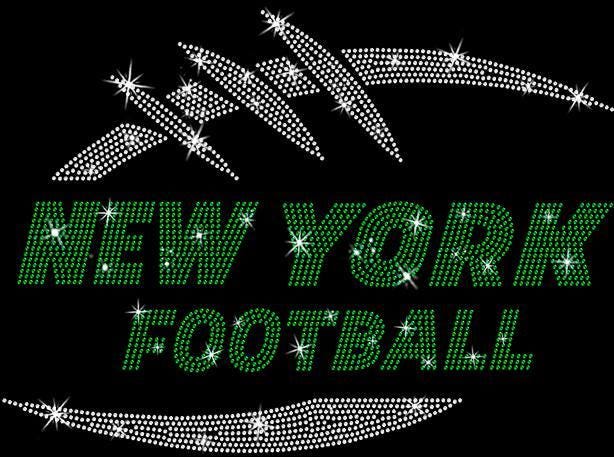 New York Football Rhinestone T-Shirt: Game Day Fan Gift Secondary image