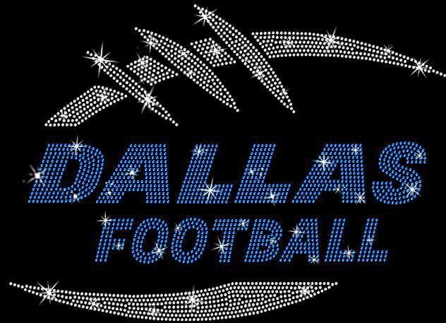 Dallas Game Day Rhinestone T-Shirt: Football Fan Tee