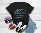 Jacksonville Football Rhinestone Shirt: Game Day Team Spirit