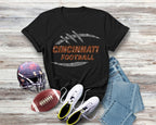 Cincinnati Football Rhinestone T-Shirt: Game Day Apparel