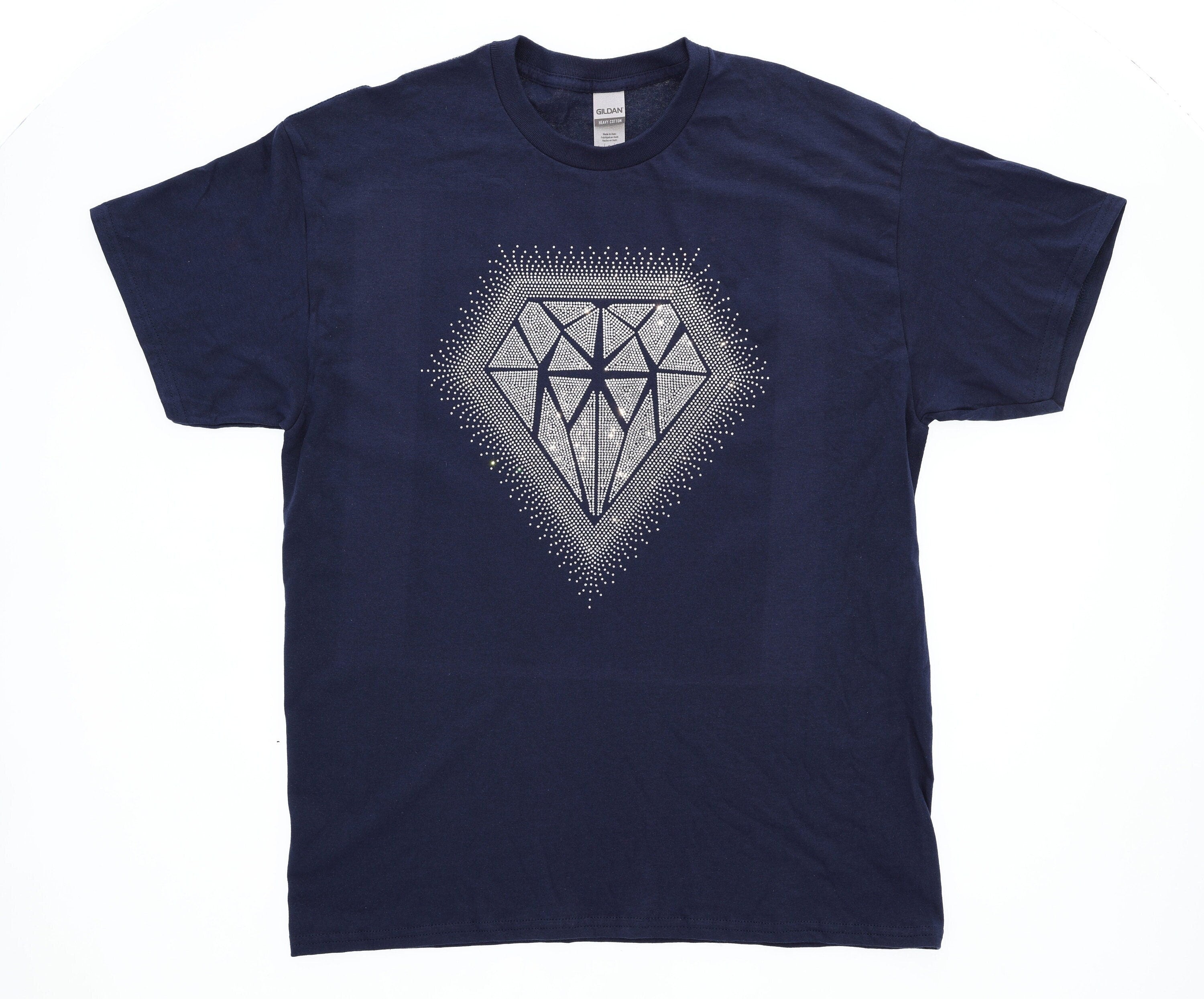 Rhinestone Diamond T-Shirt: Sparkling Unisex Design Main image