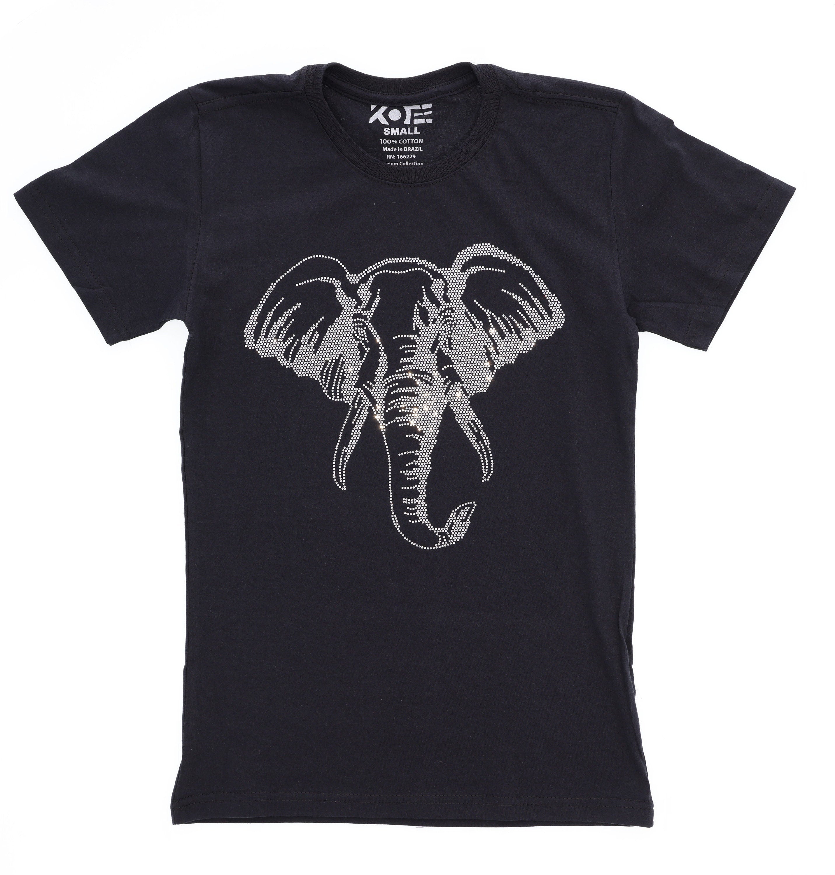 Elephant Rhinestone T-Shirt: Wildlife Safari Apparel Main image