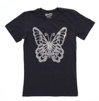 Rhinestone Butterfly T-Shirt: Elegant Spring Fashion Top