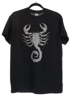 Scorpion Rhinestone T-Shirt: Gothic Celestial Energy Tee