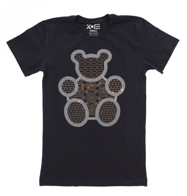 Rhinestone Teddy Bear T-Shirt: Custom Design Apparel