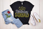 Birthday Queen and Squad Rhinestone Shirt, Glittering Unique Design Tee, Birthday Girl Squad, Perfect Gift for Best Friend