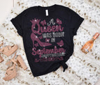Birthday Rhinestone T-Shirt for Queens Born in September, Sparkling Birthday Shirt, Unique Design Bling Shirt for Women or Girls