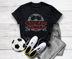 Chicago Rhinestone Soccer T-Shirt: Game Day Sports Tee