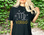 Virgo Rhinestone T-Shirt: Groovy Zodiac Birthday Tee