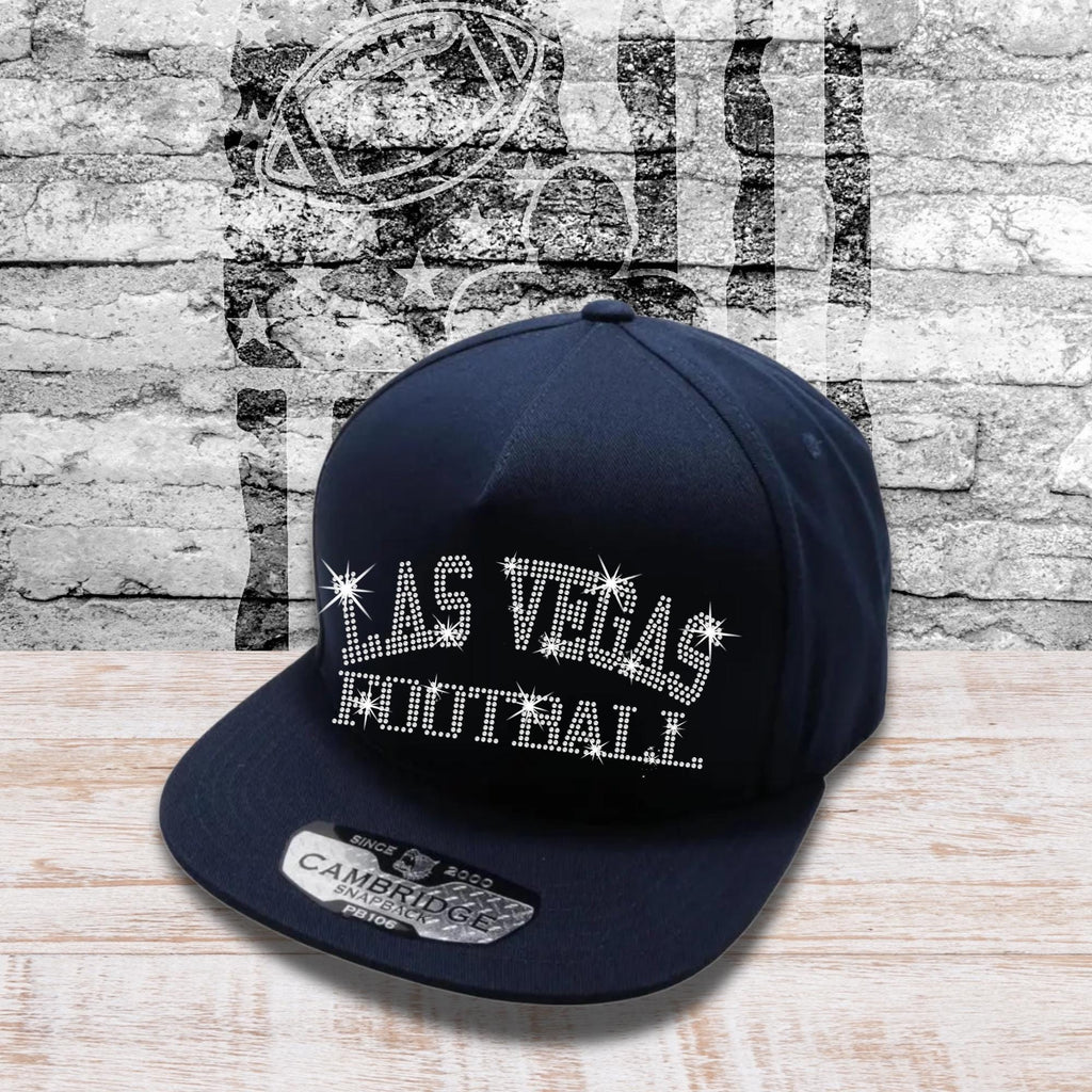 Las Vegas Football Rhinestone Snapback Trucker Hat