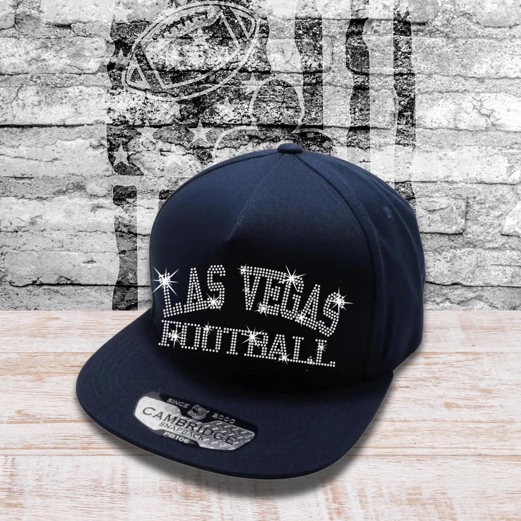 Las Vegas Football Rhinestone Snapback Trucker Hat