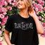 Bride Cowgirl Boots Rhinestone T-Shirt: Western Bachelorette Party