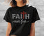 Faith Over Fear Rhinestone Shirt: Christian Gift Tee