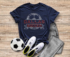 Dallas Rhinestone Soccer Mom T-Shirt: Retro Game Day Apparel