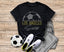 Los Angeles Rhinestone Soccer T-Shirt: Sporty Fan Apparel