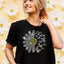 Rhinestone Daisy Butterfly T-Shirt: Inspirational Festival Tee
