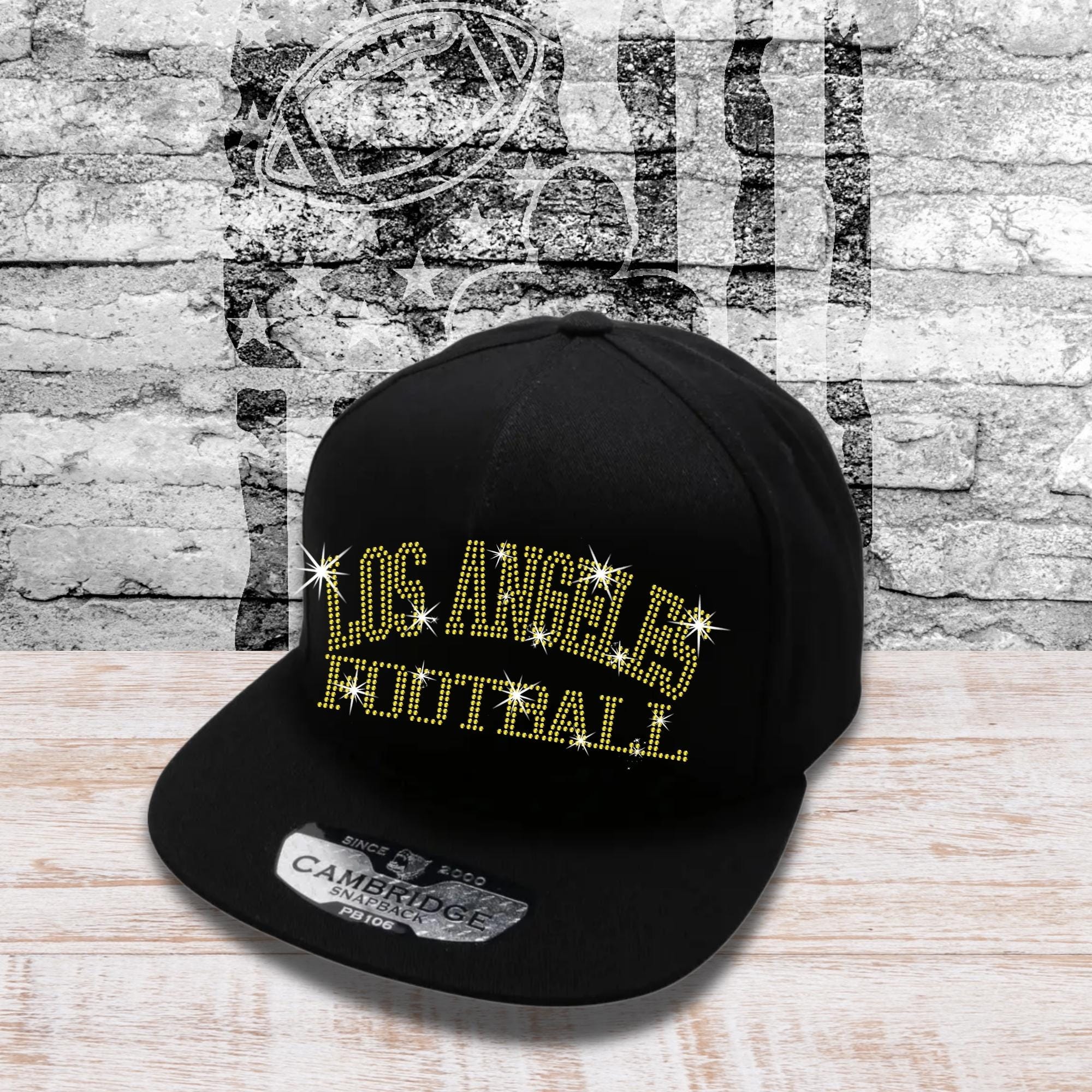 Los Angeles Football Rhinestone Cap: Game Day Snapback