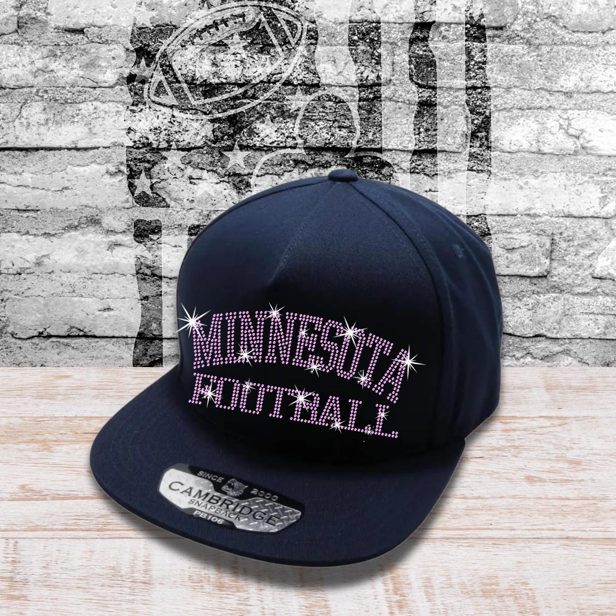 Minnesota Football Rhinestone Snapback Cap: Team Game Day Headwear Secondary image