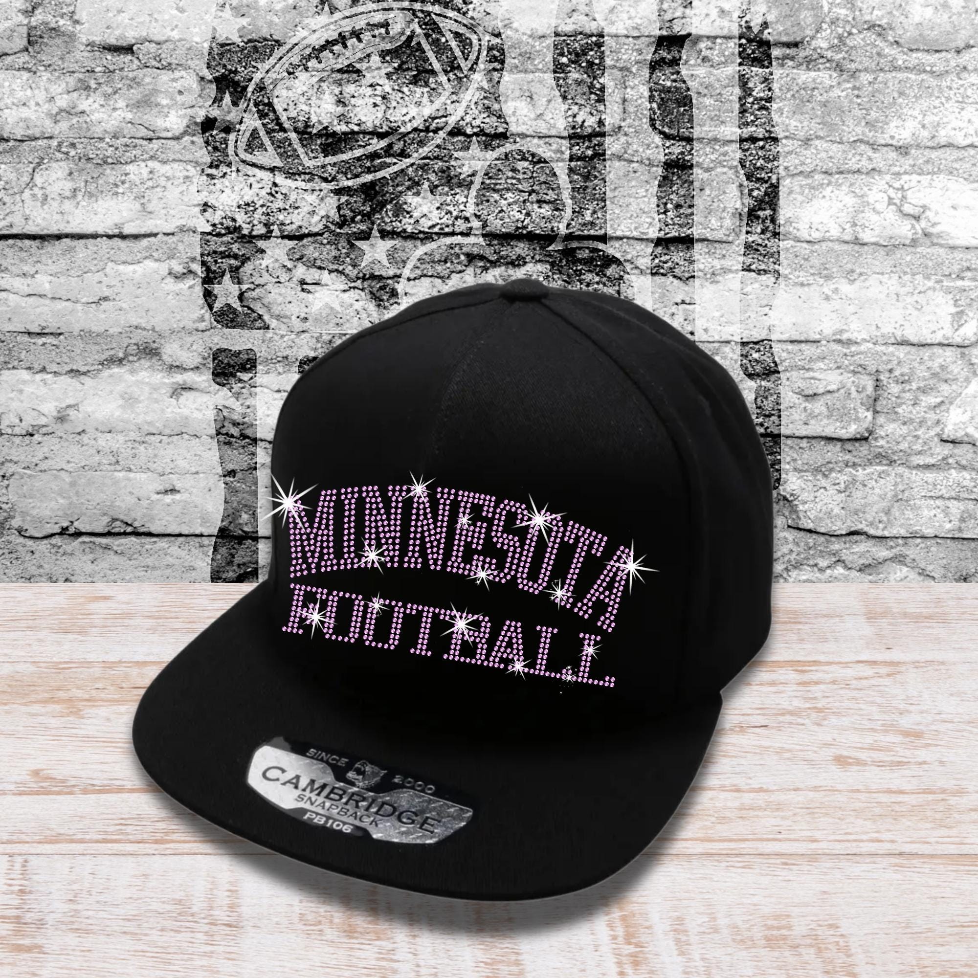 Minnesota Football Rhinestone Snapback Cap: Team Game Day Headwear