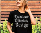 Custom Rhinestone T-Shirt: Personalized Sparkle Design