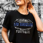 Los Angeles Rhinestone T-Shirt: Sparkling Football Fan Style