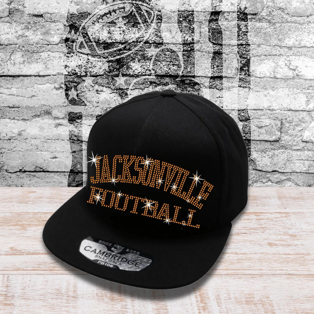 Jacksonville Football Rhinestone Snapback Cap: Game Day Headwear