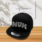 Mum Rhinestone Snapback Cap, Mothers Day, Birthday and Gameday Souvenir Headwear, New Mom Cap, Adjustable Camping Hat, Best Gift for Women
