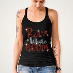 Red White Boom Rhinestone T-Shirt: 4th of July Celebration Tee