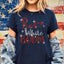 Red White Boom Rhinestone T-Shirt: 4th of July Celebration Tee