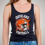 Cleveland Football Rhinestone DTF Shirt: Game Day Fan Tee
