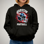 Houston Football Rhinestone Shirt: Sparkling Game Day Tee