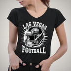Las Vegas Football Rhinestone Shirt: Game Day Sparkle Tee DTF Rhinestone Mix
