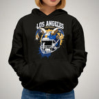 Los Angeles Rhinestone Football Shirt: Game Day Tailgate Tee