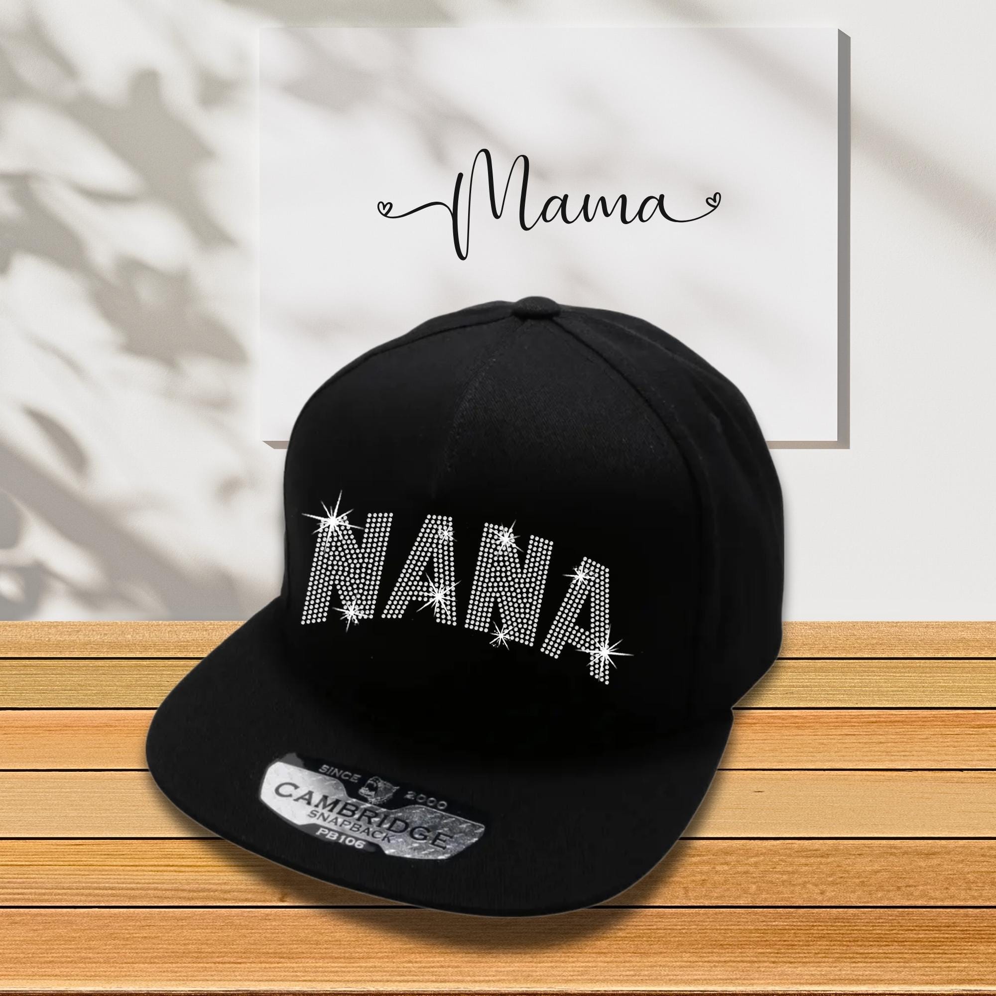 Nana Rhinestone Snapback Cap: Grandma Gift Main image