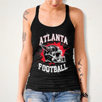 Atlanta Football Rhinestone T-Shirt: Game Day Bling Tee DTF Rhinestone Mix