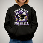 Minnesota Football Rhinestone Tee: Bling Game Day Shirt DTF Rhinestone Mix
