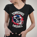 Tennessee Football Rhinestone Bling Shirt: Game Day Tee DTF and Rhinestone Mix
