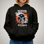 Denver Football Rhinestone Game Day Shirt: Football Fan Gear