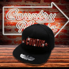 Rhinestone CUNTRY Snapback Hat: Western Concert Cowgirl Bachelorette