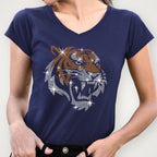 Rhinestone Tiger T-Shirt: Sparkly Animal Lover Gift