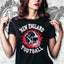 New England Sparkly Rhinestone Football Shirt: Game Day Bling Tee DTF and Rhinestone Mix
