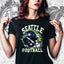 Seattle Football Rhinestone Shirt: Sparkly Game Day Tee