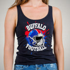 Buffalo Football Rhinestone Shirt: Game Day Bling Tee DTF and Rhinestone Mix
