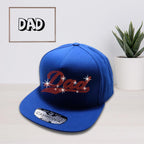 Dad Rhinestone Snapback Hat: Retro Style Baseball Cap