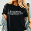 Sparkly Rhinestone Country Music Shirt: Funny Western Cowgirl Tee