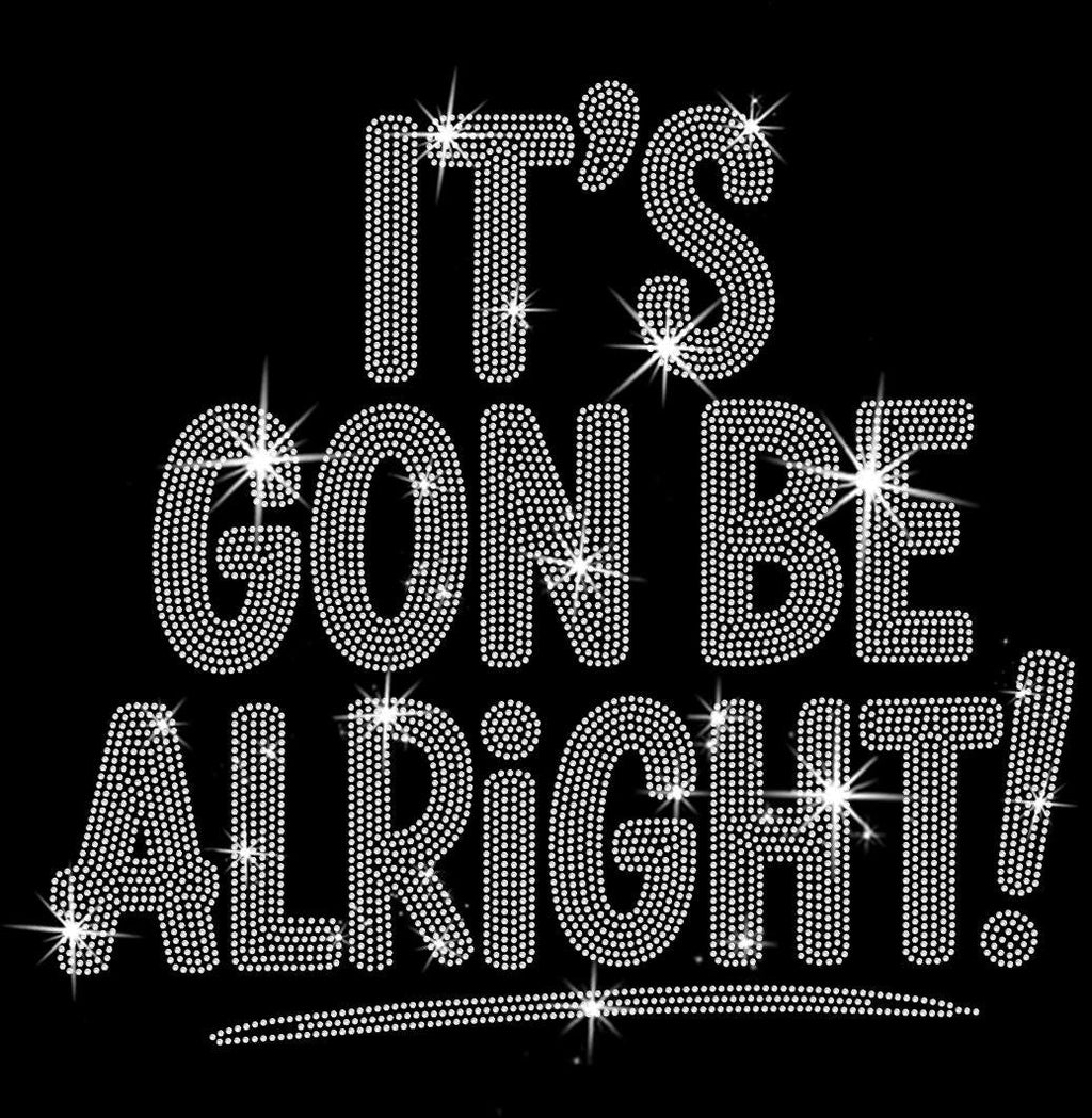 Rhinestone Positive Quote T-Shirt: Sparkly Bling Concert Tee