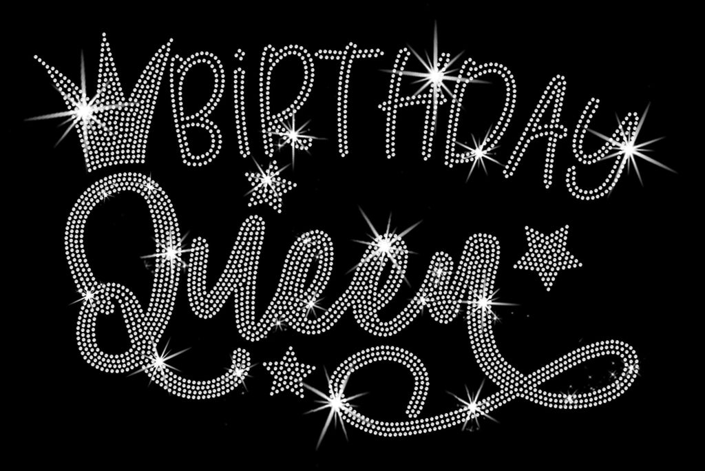 Birthday Queen Rhinestone T-Shirt: Beauty Diva Tee